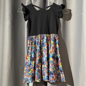 Disney character Halloween dress, Mickey, Minnie, Pluto. Size 7